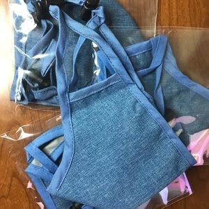 Sky Blue Cloth Face Masks - Non Medical
